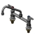 T&S Brass B-0220-166X-CRK Deck Mount Faucet