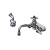 T&S Brass B-1156 with Spray Hose Faucet