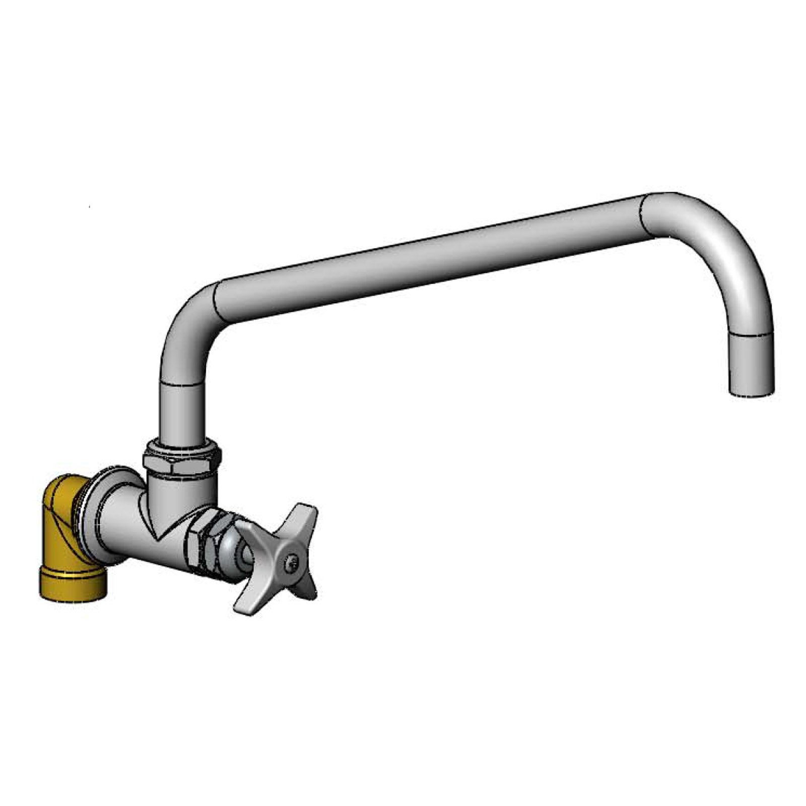 T&S Brass BF-0299-16 Wall / Splash Mount Faucet