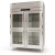 Victory HS-2D-1-EW-HG Two Section Glass Half Door Reach-In Heated Holding Cabinet