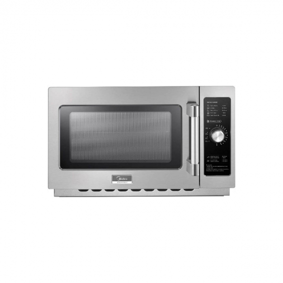 Midea 1034N0A 1000 Watts Medium Duty Dial Commercial Microwave Oven, 1.2 cu. ft.