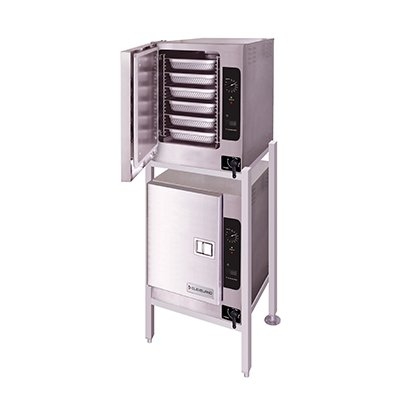 Cleveland (2) 22CET66.1 Double-Deck Electric Convection Steamer w/ 12-Pan Capacity, Boilerless