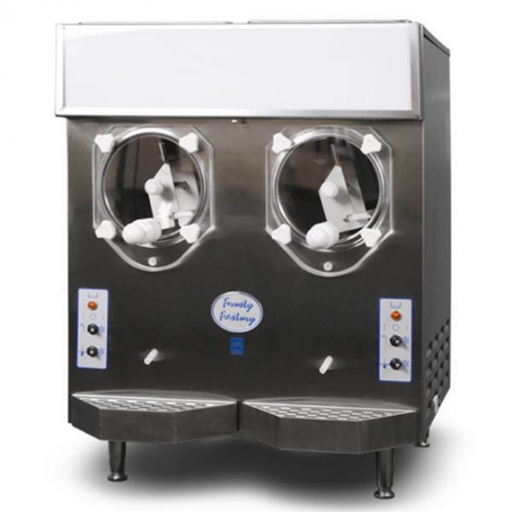 Frosty Factory 215R Non-Carbonated Frozen Drink Machine w/ (2) 12-Qt. Hoppers, Cylinder Type