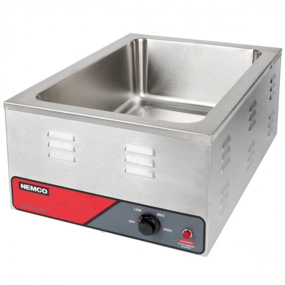 Nemco 6055A-220 Countertop Food Pan Warmer w/ 1 Full-Size Pan Well, Adjustable Thermostat