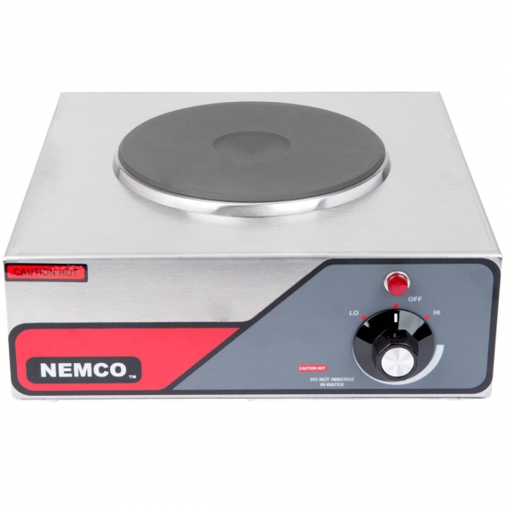 Nemco 6310-1 Electric Countertop Hot Plate with 1 Solid Burner - 120V