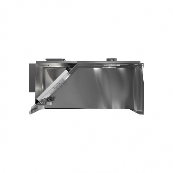  Commercial Kitchen Restaurant Duty Exhaust Hood, Wall Canopy  Stainless Steel Exhaust Hood with Baffle Hood Filters, High Temperature  Light Fixtures, and 10” Round Exhaust Riser (5' Long Hood) : Appliances