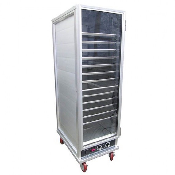 Adcraft PW-120 Non-Insulated Heater Proofer Cabinet w/ 36-Pan Capacity, Full-Size, Clear Door