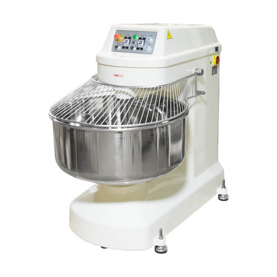 American Eagle AE-100K Spiral Mixer with 220-Qt Fixed Bowl, 2-Speed, 330 lbs Dough Capacity
