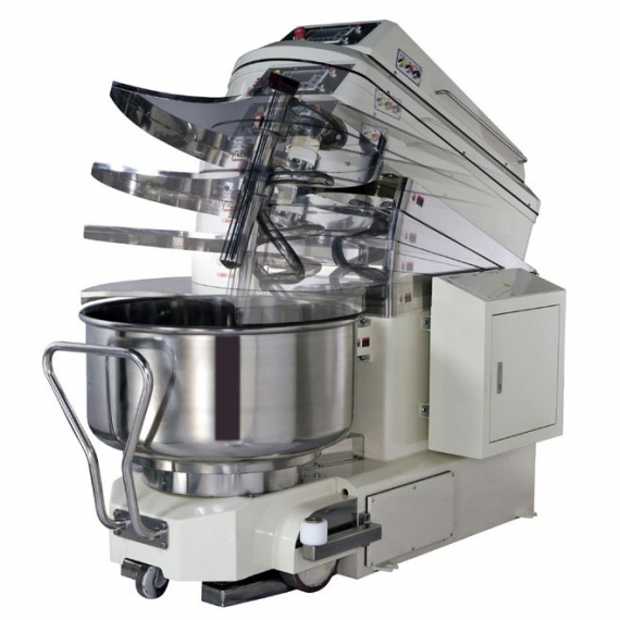 American Eagle AE-250K Spiral Mixer with 250-Qt Removable Bowl, 2-Speed, 396 Ibs Dough Capacity