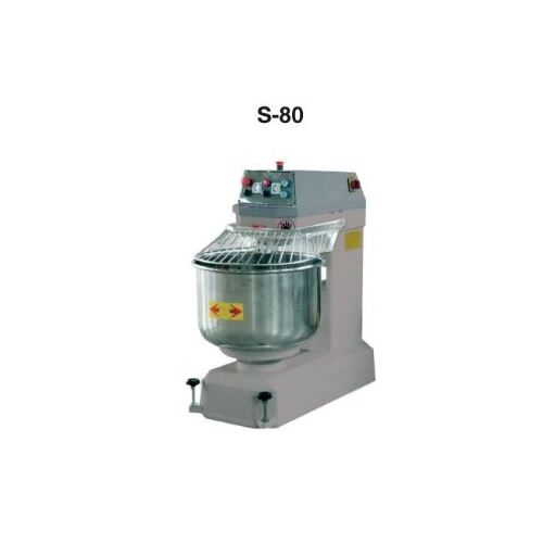 Alfa International S-80 Spiral Mixer with 80-Qt Fixed Bowl, 2-Speed, 3-1/2 Hp