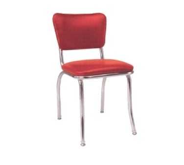 ATS Furniture 22 Indoor Side Chair with Plain Back and Upholstered Seat