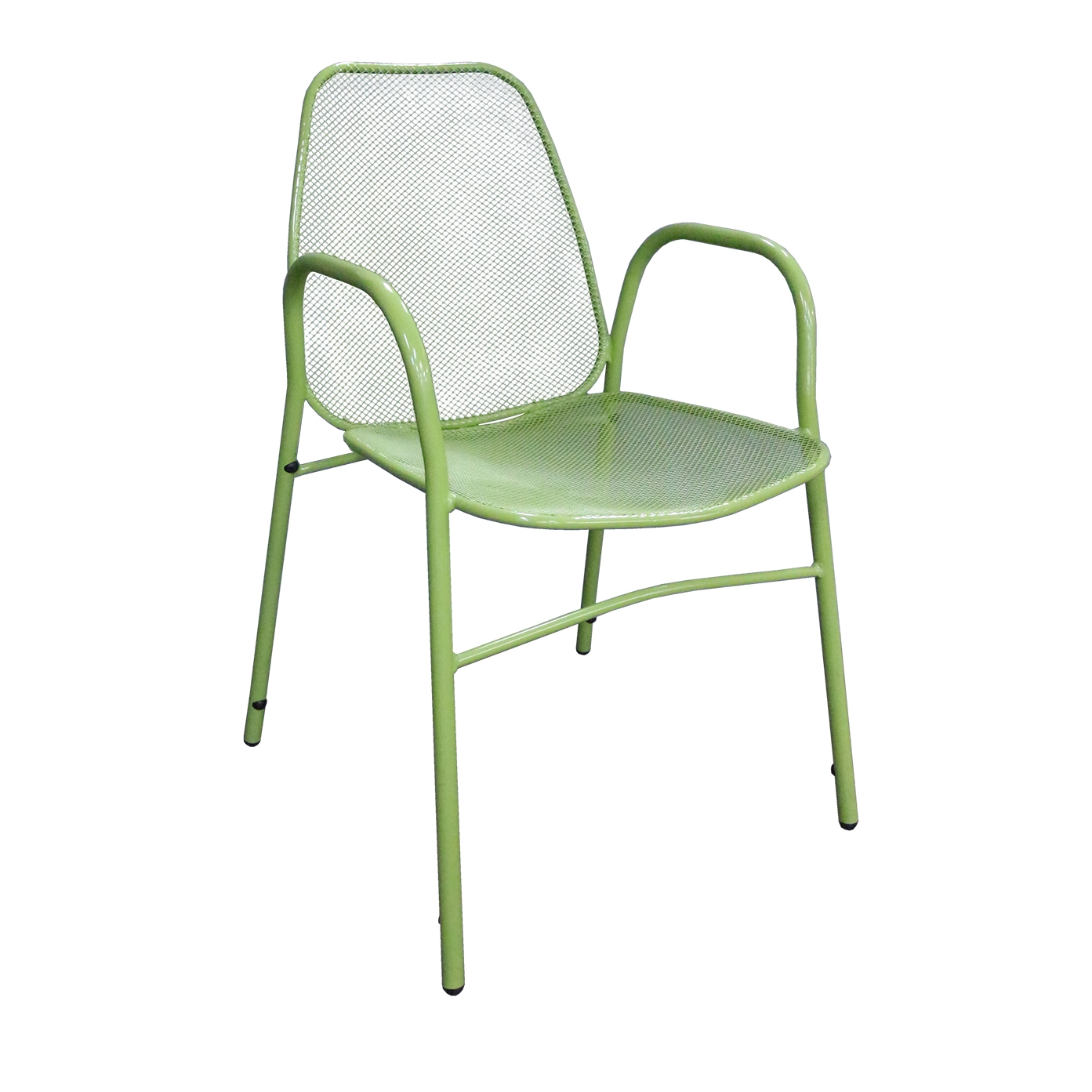 ATS Furniture 96-G Aluminum Outdoor Arm Chair with Meshed Back & Seat