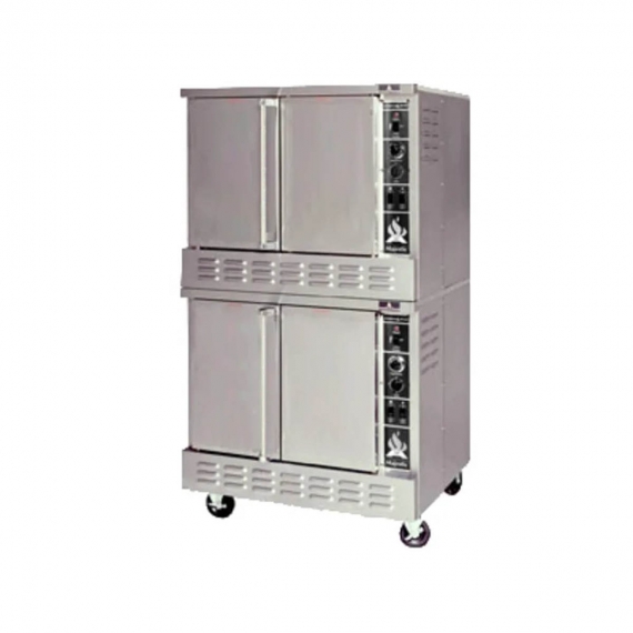 American Range MSD-2 Double-Deck Full-Size Gas Convection Oven w/ Manual Controls, 150.000 BTU