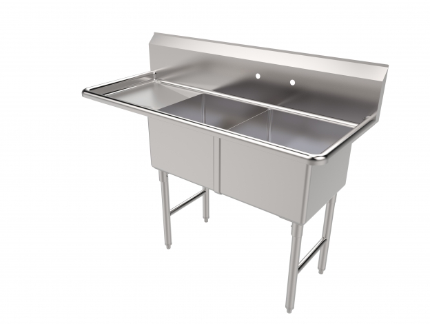 ATS MET-SE-18182L (2) Two Compartment Sink