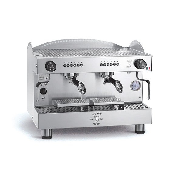 AMPTO B2016DE2IS4E Bezzera Espresso Cappuccino Machine w/ 2-Group, Automatic, 2.9-Gal. Boiler