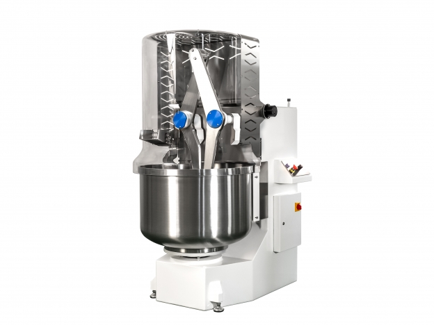 AMPTO IBT55INV Spiral Mixer with 85-Qt Fixed Bowl, Variable Speed, 123,5 Ibs Dough capacity