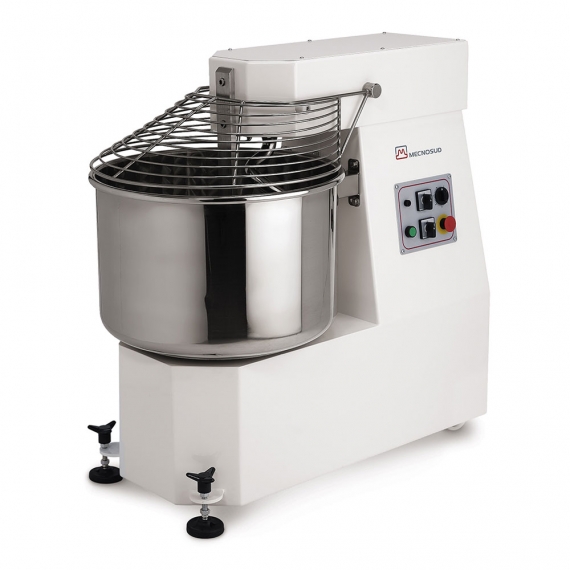 AMPTO IM60DUS Spiral Mixer with 80-Qt Fixed Bowl, 2-Speed, 132 lbs Dough Capacity, 4-1/2 Hp