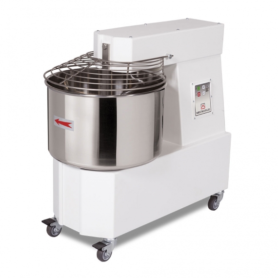 AMPTO TS44SD Spiral Mixer with 55-Qt Removable Bowl, 2-Speed, 97 lbs Dough Capacity