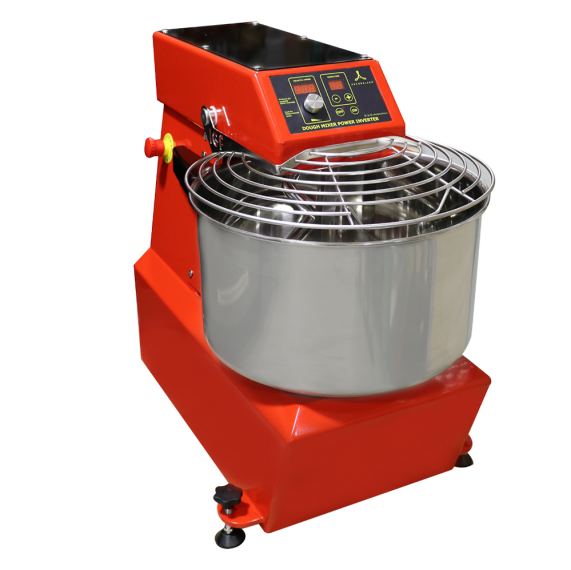 Arcobaleno ASM40 Spiral Mixer with 42-Qt Fixed Bowl, Variable Speed, 85 Ibs Dough Capacity, 2 Hp