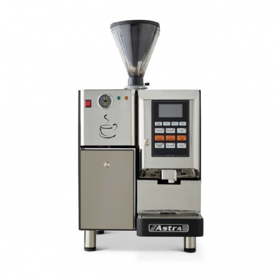 Astra Manufacturing SM 222-1 Espresso Cappuccino Machine w/ 2 Hoppers, Automatic, 150 Cups/Hr.