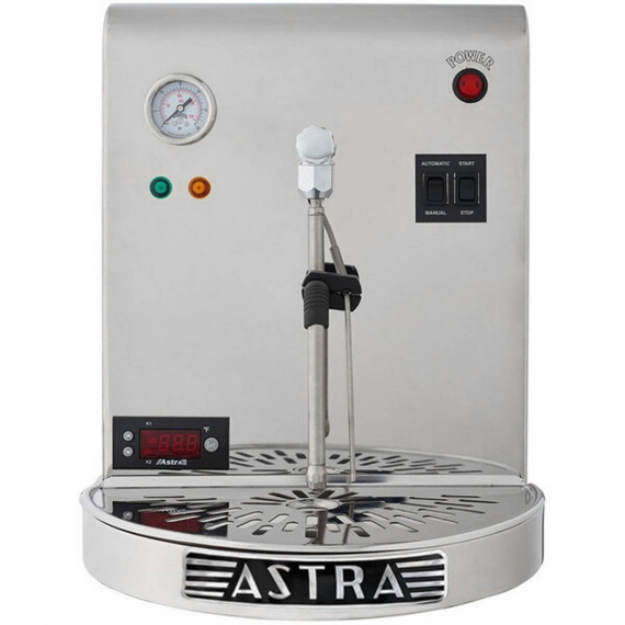 Astra STA1300 1.3 kW Automatic Pourover Milk Frother & Beverage Steamer with 2.6 Liter Boiler