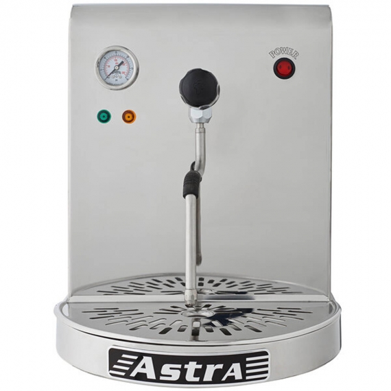 Astra STS1300 1.3 kW Semi-Automatic Pourover Milk Frother & Beverage Steamer with 2.6 Liter Boiler