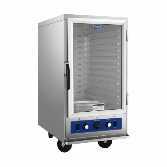 Atosa USA ATWC-9-P Half Height Insulated Heated/Proofer Cabinet, (1) Clear Polycarbonate Door, (12) Pan