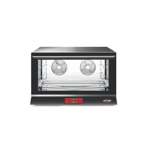 Axis AX-C824RHD Single Deck Half Size Electric Convection Oven with Programmable Controls