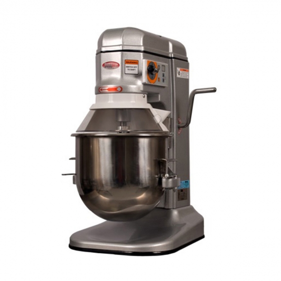 BakeMax BMPM012 Countertop 12-Qt Planetary Mixer with Timer, 3-Speed, 1/2 Hp