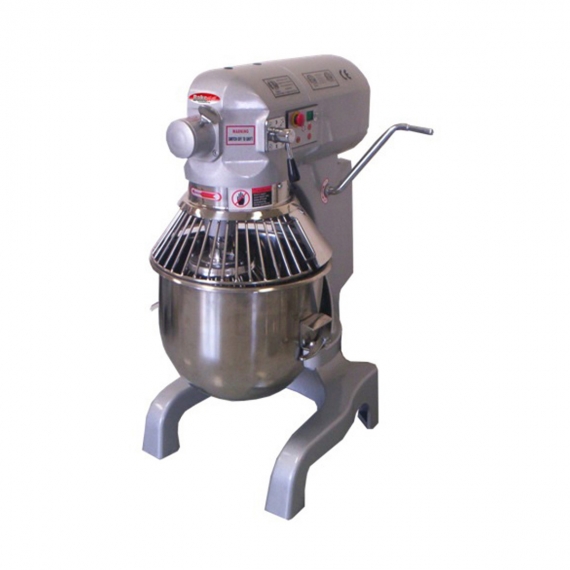 BakeMax BMPM020 Countertop 20-Qt Planetary Mixer with Timer, #12 Hub, 3-Speed, 1/2 Hp