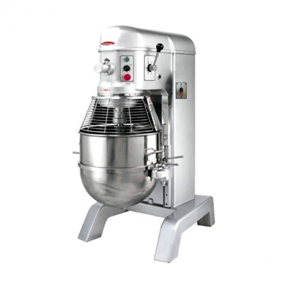 BakeMax BMPM060 Floor Model 60-Qt Planetary Mixer with Timer, #12 Hub, 4-Speed, 3 Hp 