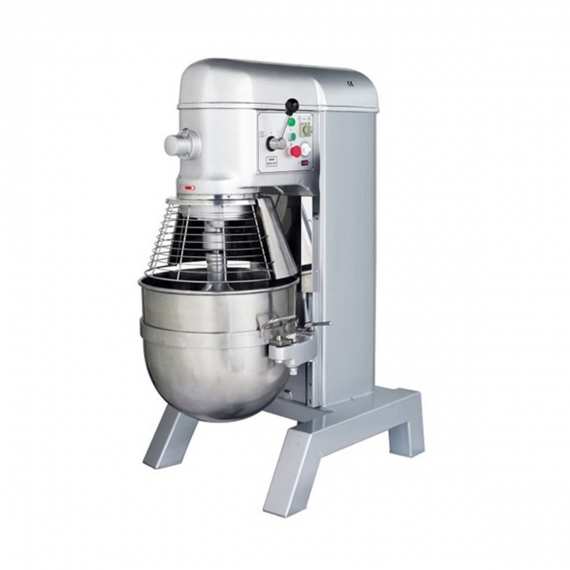 BakeMax BMPM080 Floor Model 80-Qt Planetary Mixer with Timer, #12 Hub, 4-Speed, 4 Hp
