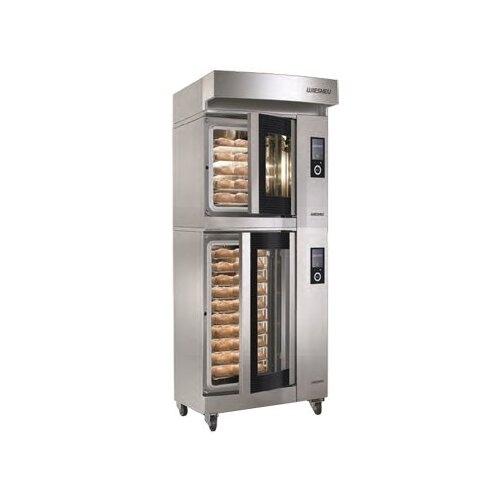 Bizerba D64B-S-X3002-A Dibas Single Deck Full Size Electric Convection Oven  with Touch Screen Controls and Automatic Door - 208V, 3 Phase, 7.6 kW