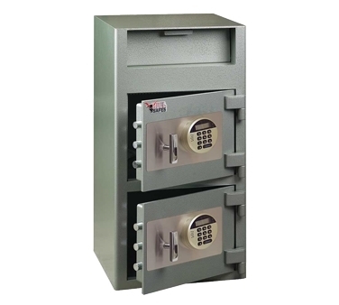 Blue Air BSD2EE Depository Safe with Electric Lock, Two Compartment