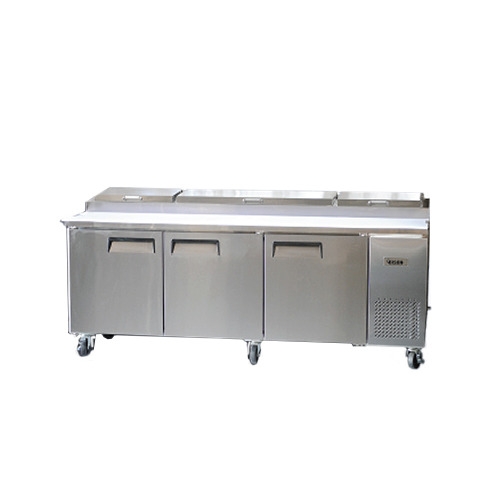 Bison Refrig BPT-93 Pizza Prep Table Refrigerated Counter