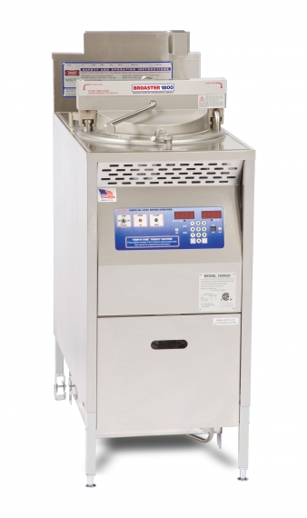 Broaster 85780 1800 Series Electric Pressure Fryer w/ Temp-N-Time  Controller, Built-In Filter