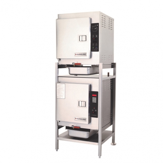 Cleveland (2) 1SCEMCS Double-Deck Electric Convection Steamer w/ 10-Pan Capacity, Boilerless