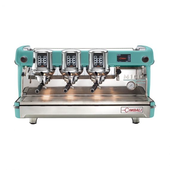 Cimbali M100 ATTIVA HDA DT/3 Espresso Cappuccino Machine w/ 3-Group, Automatic, 10-Lt. Boiler