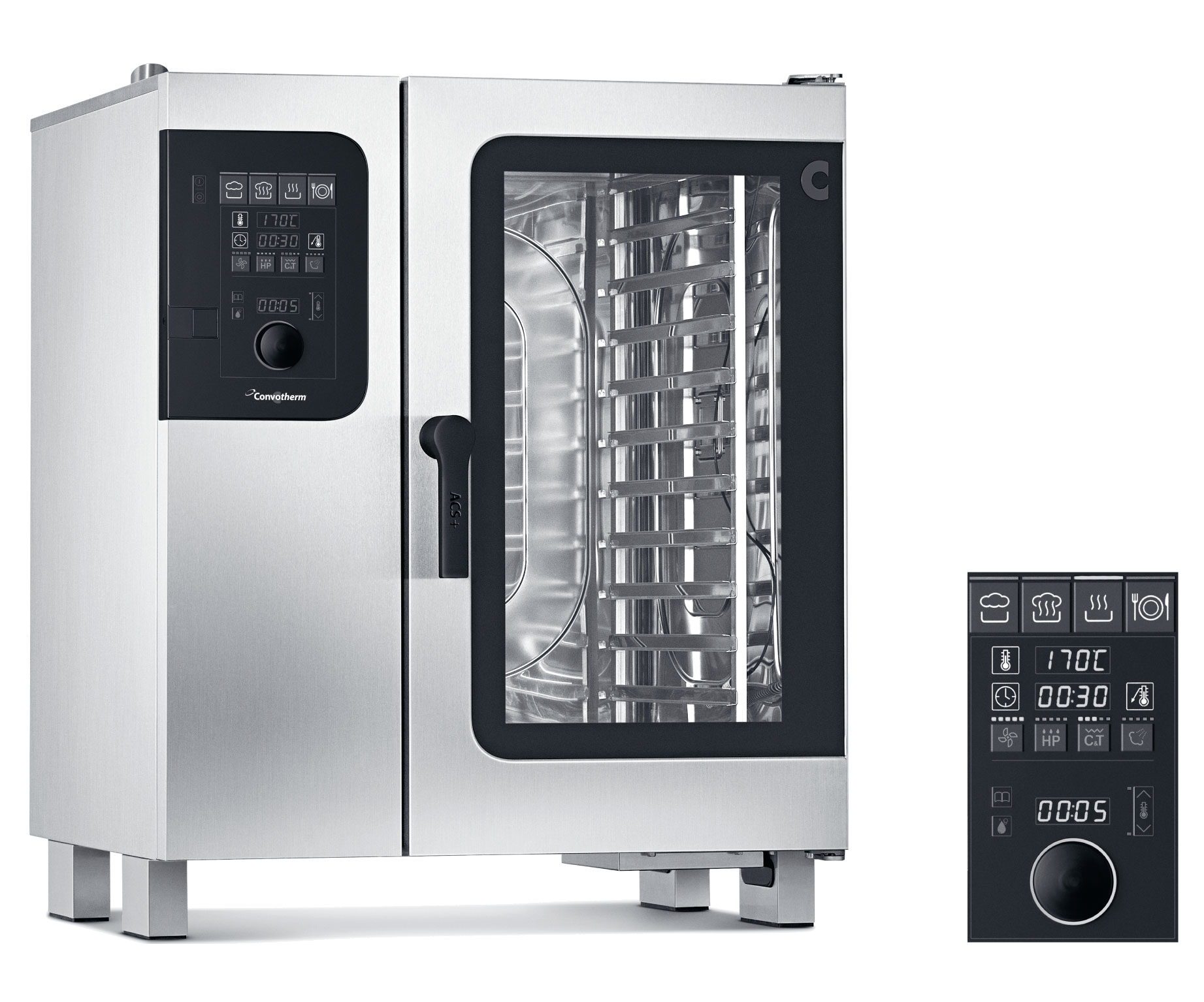 Convotherm C4 ED 10.10EB Half-Size Electric Combi Oven w/ Programmable Controls, Steam Generator