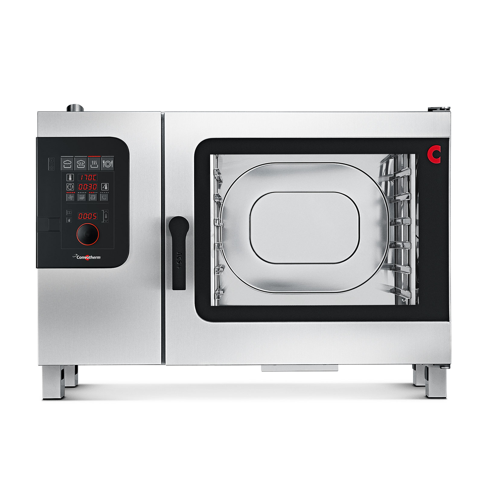Convotherm C4ED6.20GS RH Full-Size Gas Combi Oven w/ Programmable Controls, Boilerless