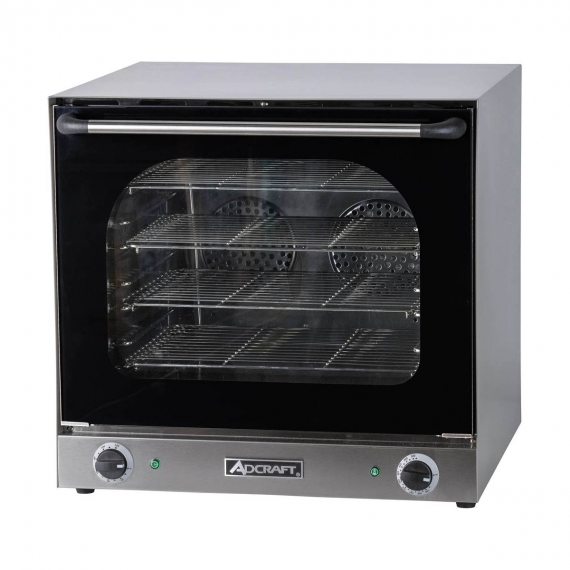Adcraft COH-2670W Single Deck Electric Convection Oven w/ 4-Pan Capacity, Half-Size, Countertop
