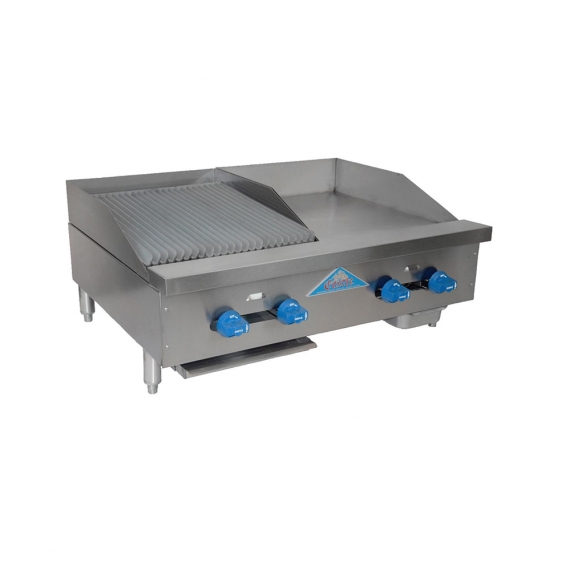 Comstock-Castle 3236-18-1.5RB Countertop Gas Griddle / Charbroiler