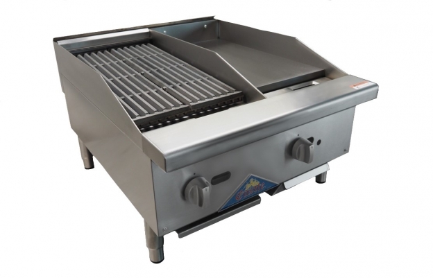 Comstock-Castle CS12RB-12G Countertop Gas Griddle / Charbroiler