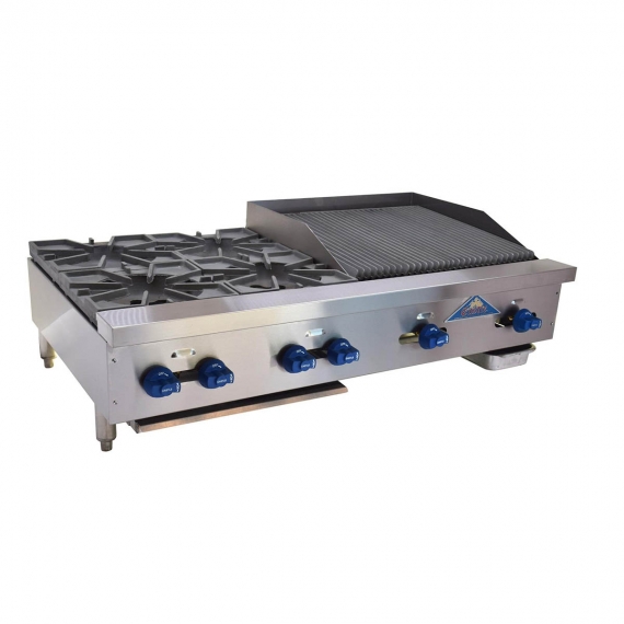 Comstock-Castle FHP48-2RB Countertop Gas Charbroiler / Hotplate