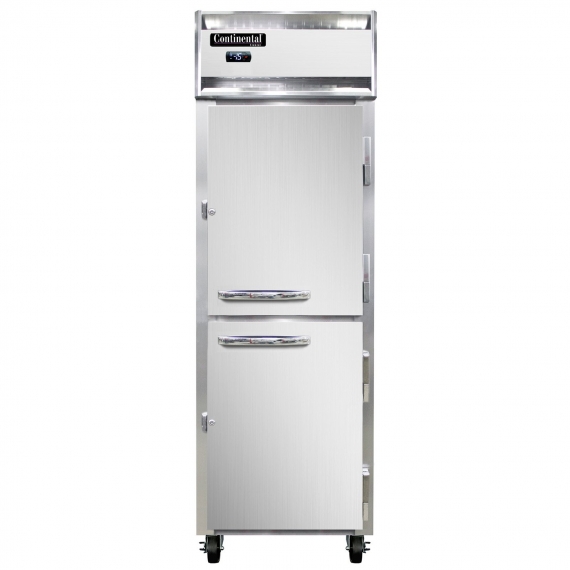 Continental Refrigerator 1F-LT-SA-HD Reach-In Low Temperature Freezer