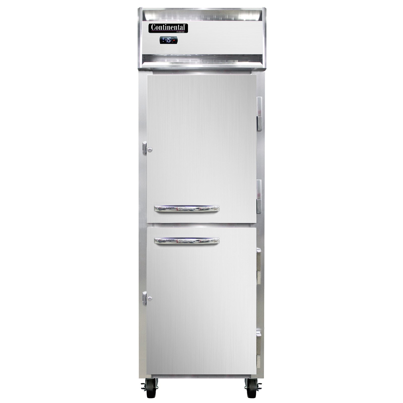 Continental Refrigerator 1F-LT-SS-HD Reach-In Low Temperature Freezer