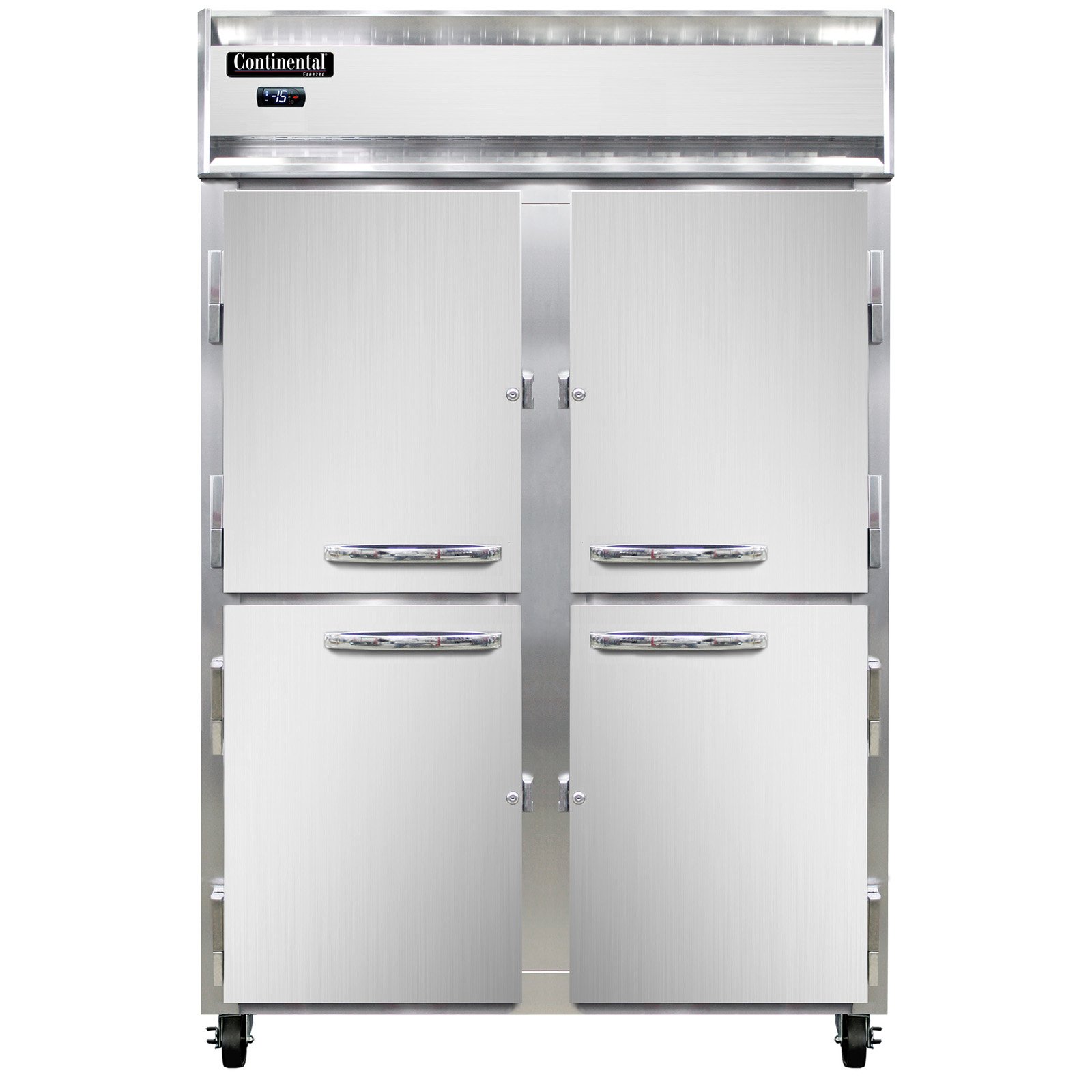 Continental Refrigerator 2F-LT-SS-HD Reach-In Low Temperature Freezer