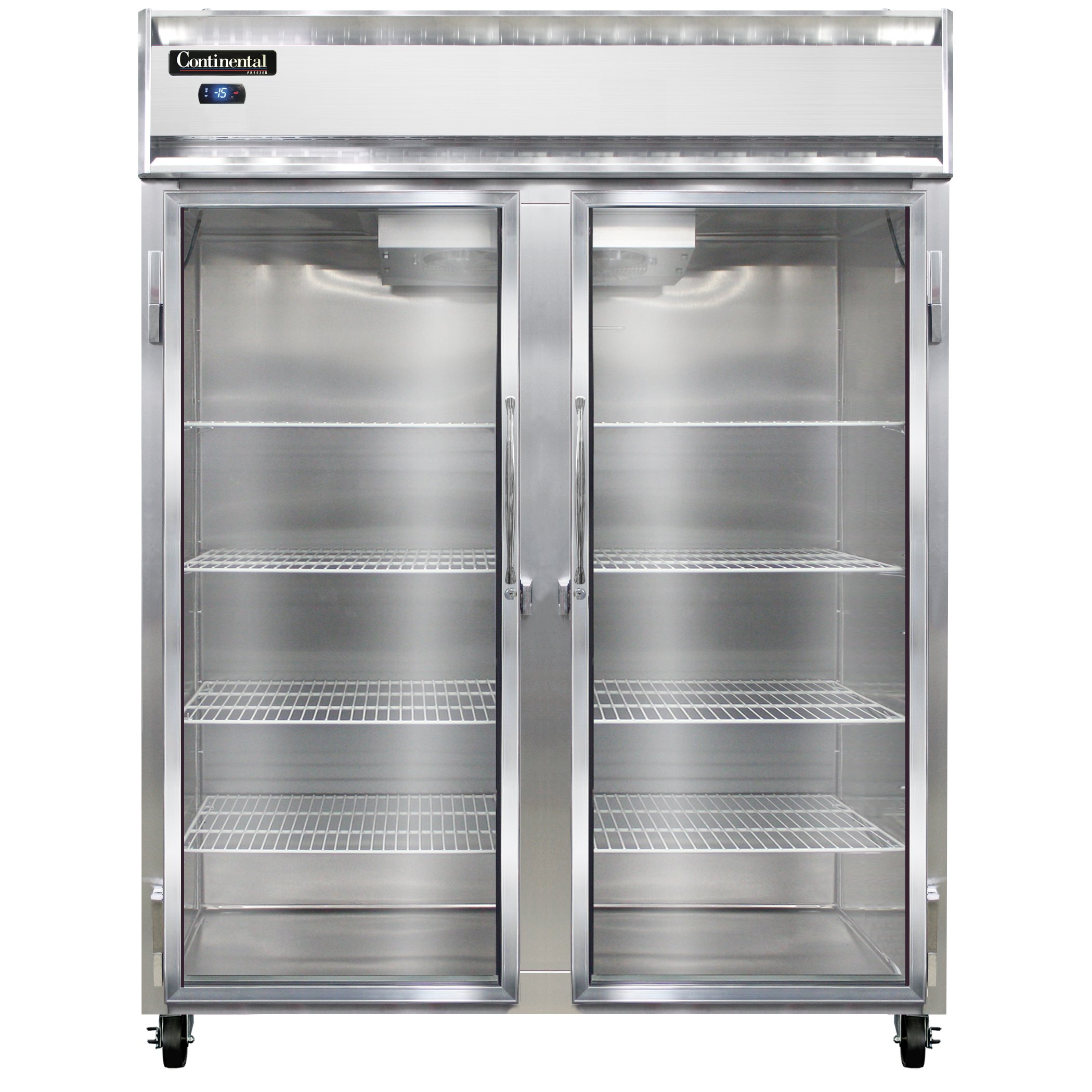 Continental Refrigerator 2FE-LT-GD Reach-In Low Temperature Freezer