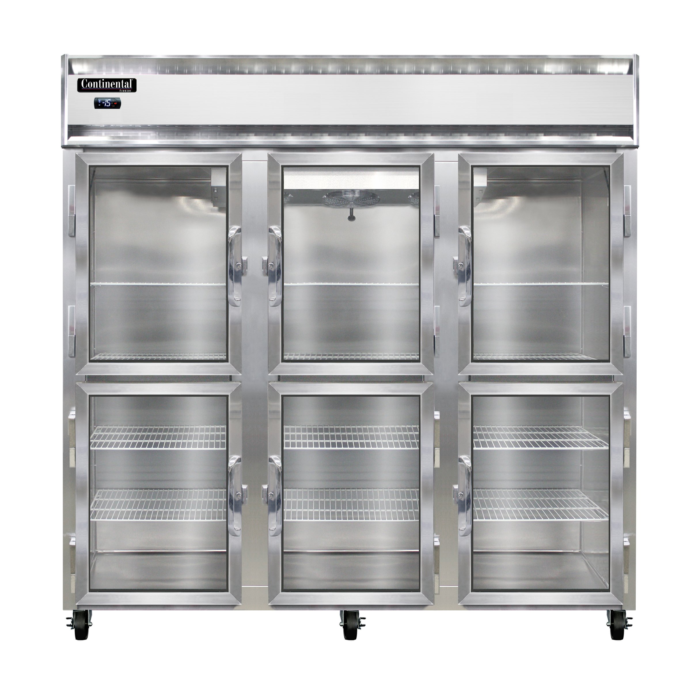 Continental Refrigerator 3F-LT-GD-HD Reach-In Low Temperature Freezer