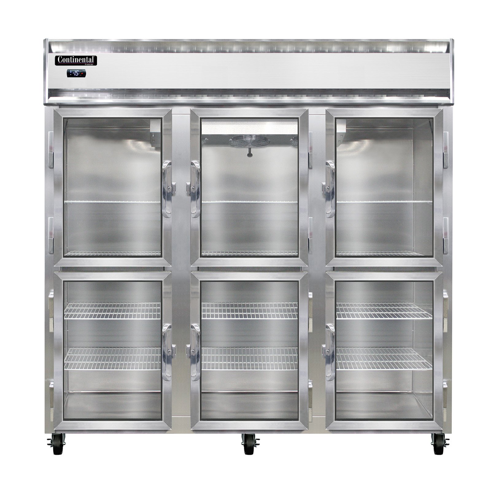 Continental Refrigerator 3F-LT-SA-GD-HD Reach-In Low Temperature Freezer